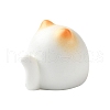 Cute Cat Resin Sculpture Display Decorations DJEW-V001-01F-2