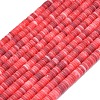 Natural White Jade Beads Strands G-P575-B14-6x1mm-04-2