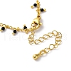 Brass Cable Chain Necklace Making KK-K337-12G-02-3