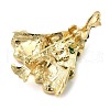 Christmas Alloy Colorful Rhinestone Brooches JEWB-U009-10D-2