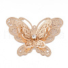Brass Filigree Joiners Links KK-S353-002LG-2