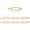 Soldered Brass Paperclip Chains CHC-D025-01G-1