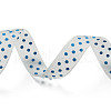 100 Yards Polka Dot Print Nylon Ribbons OCOR-G014-01A-3
