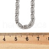 Non-Tarnish 304 Stainless Steel Lumachina Chain Necklaces X-NJEW-P226-08P-01-2