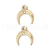 304 Stainless Steel Rhinestone Charms STAS-I325-032G-1