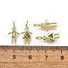 Brass Micro Pave Cubic Zirconia Pendants KK-D339-02G-08-3