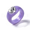 Opaque Acrylic Finger Rings RJEW-Q162-001C-6