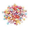 5 Style Opaque Mixed Color Acrylic Beads MACR-FS0001-13-2