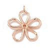 Rack Plating Brass Pendants KK-G515-25RG-1