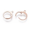 304 Stainless Steel Leverback Earring Findings STAS-D448-041RG-1