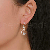 100Pcs 10 Styles Tibetan Style Alloy Ring Pendants TIBEP-CJ0001-47-6