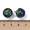 Transparent Glass Apple Pendants X1-DGLA-E004-16I-3