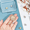 Beebeecraft 10Pcs 2 Colors Brass Pendants KK-BBC0012-45-3