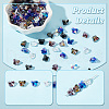 AHADERMAKER 200Pcs 4 Colors Electroplate Transparent Glass Beads Strands EGLA-GA0001-17-4