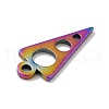 Ion Plating(IP) 201 Stainless Steel Pendants STAS-A066-17M-4