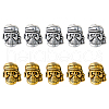 DICOSMETIC 40Pcs 2 Colors Tibetan Style Alloy Beads FIND-DC0006-07-1