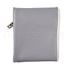 Imitation Leather Jewelry Storage Zipper Bags ABAG-G016-01C-04-2