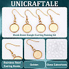 Unicraftale Blank Dome Dangle Earring Making Kit DIY-UN0005-22-5