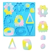 Irregular Mixed Shapes DIY Earring Silicone Molds DIY-Q034-03-1