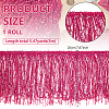 BENECREAT 5M Paillette Tassel Polyester Ribbon Trim OCOR-BC0006-56C-2