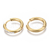 201 Stainless Steel Huggie Hoop Earrings STAS-S079-162C-G-3