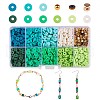 1770Pcs Polymer Clay Beads DIY Jewelry Making Finding Kit DIY-SZ0006-51B-1