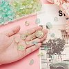 AHADERMAKER 160Pcs 16 Styles Transparent Spray Painted Glass Beads GLAA-GA0002-02-3