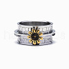 Sunflower Zinc Alloy Finger Rings FS-WGCE082-05-1
