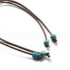 Bohemian Style Glass Bead Braided Bracelets ZD3902-5-4