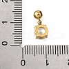 304 Stainless Steel Rhinestone Pendants STAS-H202-06G-3