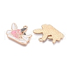 Alloy Enamel Pendants ENAM-T020-72-2