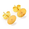 Iron Stud Earring Findings IFIN-Q001-01C-G-1