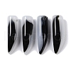 Transparent Spray Painted Glass Pendants GLAA-S202-03C-1