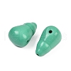 Dyed Synthetic Turquoise 3 Hole Guru Beads G-C198-01A-02-2