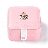 PU Imitation Leather Jewelry Organizer Box CON-P016-A01-2