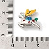 Christmas Deer with Money Bag Rack Plating Alloy Enamel Pendants FIND-I039-024A-P-3