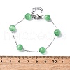 304 Stainless Steel Cable Chain Bracelets BJEW-C094-01P-04-5