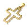 Ion Plating(IP) 304 Stainless Steel Pendants STAS-Z075-04G-2
