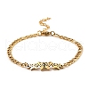 201 Stainless Steel Link Bracelet for Women BJEW-D062-01A-1