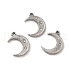 304 Stainless Steel Pendants STAS-Q001-10P-1