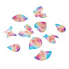 Biyun 16Pcs 8 Style 430 Stainless Steel Filigree Pendants STAS-BY0001-15-3