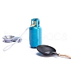 Alloy Gas Tank & Camping Stove Miniature Ornaments PW-WGA43A8-01-1