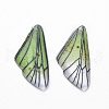 Transparent Resin Pendants X-RESI-Q216-001D-1