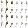 SUNNYCLUE 24Pcs 6 Styles Tibetan Style Alloy Pendants FIND-SC0009-77-1