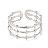Non-Tarnish 304 Stainless Steel Open Cuff Rings RJEW-K245-66P-1