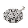 Non-Tarnish 201 Stainless Steel Pendants STAS-S126-04P-2