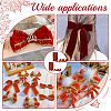 WADORN 10 Yards 2 Styles Red Velvet Ribbon OCOR-WR0001-38A-5