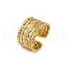 Elegant European and American Stainless Steel Cuff Ring for Women NZ5759-2-2