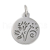 304 Stainless Steel Charms STAS-R135-06P-1