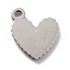 304 Stainless Steel Charms Cabochon Settings for Enamel STAS-B024-09P-2